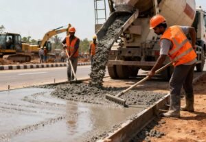 Concrete Road Construction | कंक्रीट रोड निर्माण: प्रक्रिया, फायदे और डामर से फर्क