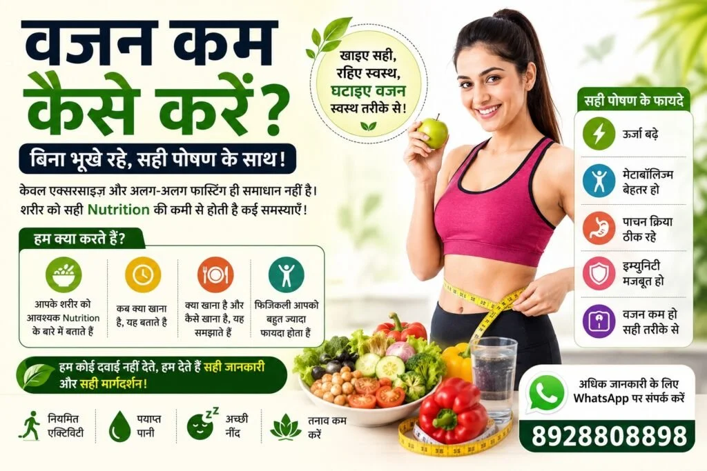 Weight Loss कैसे करें? बिना भूखे रहे, सही पोषण के साथ स्वस्थ तरीके से वजन कम करें